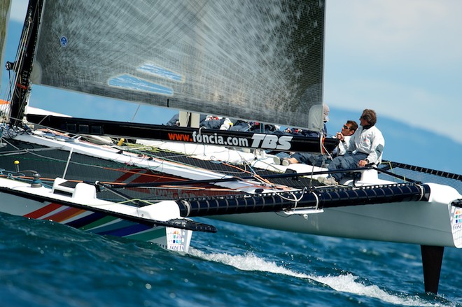 Foncia - Fourth stop of the Vulcain Trophy 2011 on the D35 catamaran with the Sogeti Cup (Photo By Chris Schmid / Eyemage Media, all right reserved). - Vulcain Trophy D35, Sogeti Cup, June 13th 2011 © Chris Schmid/ Eyemage Media (copyright) http://www.eyemage.ch